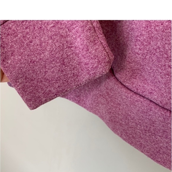 Reebok Purple Orange Pullover Quarter Zip Kangaroo Pocket Contrast Sweatshirt M - Picture 7 of 11